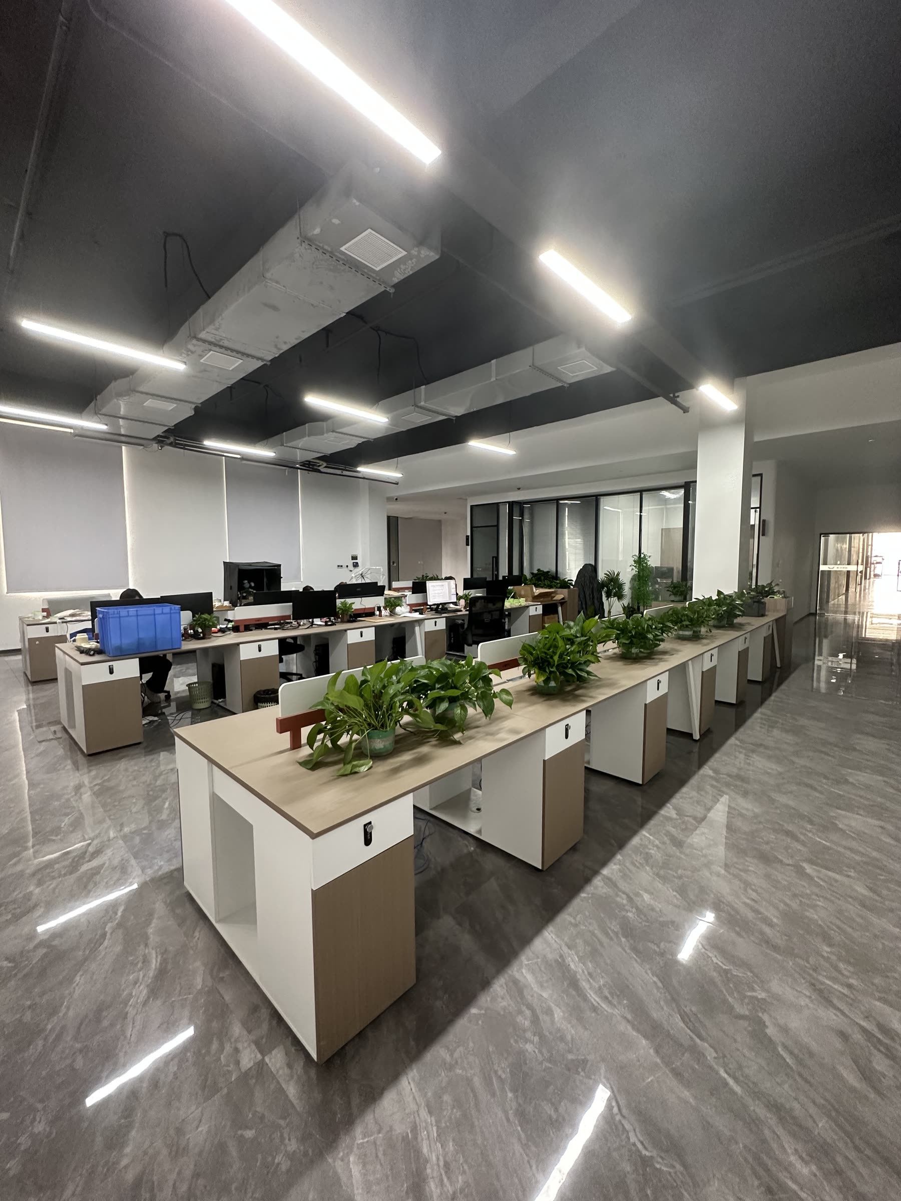Factory office reception